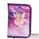 Abc123 lila / tündéres ergonómiai iskolatáska tolltartó + tornazsák szett 23abc123701-tb