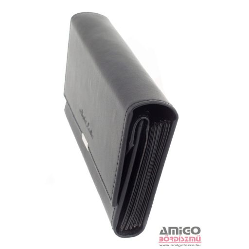 Absolut leather fekete 6 zsebes bőr brifkó 7401