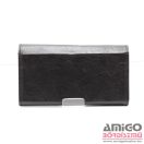 Absolut leather fekete 6 zsebes brifkó 7431