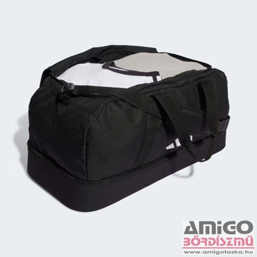 Adidas fekete / fehér textil cipőtartós sporttáska M hs9742