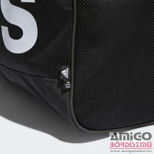 Adidas sötétszürke / fehér textil sporttáska L ht4745