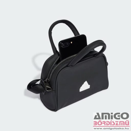 Adidas fekete műbőr mini női kézi / válltáska iv7505