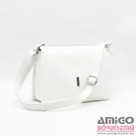 Alex&mia fehér műbőr női átvetős válltáska cd-8282