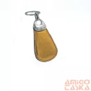 Amnisu óarany swarovski köves bőr kulcstartó h2003