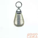 Amnisu arany swarovski köves bőr kulcstartó h2009