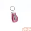 Amnisu fényes rosegold ovális kellékes swarovski köves bőr kulcstartó h4005ok