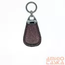 Amnisu rücskös barna swarovski köves bőr kulcstartó h9001