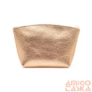 Amnisu rosegold kettő cipzáras női bőr neszeszer i2014