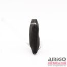 Amnisu fekete velúr egy cipzáras bőr kulcstartó a8019