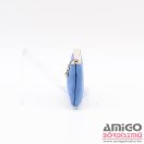 Amnisu kék erezett egy cipzáras bőr kulcstartó a6011