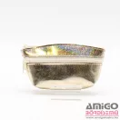 Amnisu hologramos arany kettő cipzáras bőr kulcstartó b2002