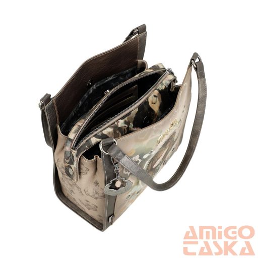 Anekke REAL nagy műbőr női válltáska 41702-204
