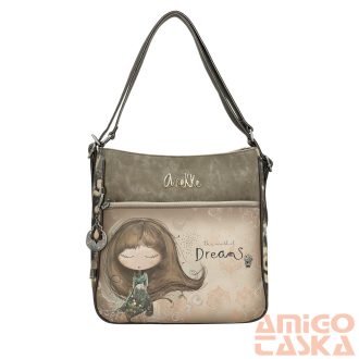 Anekke REAL nagy műbőr női váll / hátitáska 41705-072
