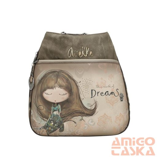 Anekke REAL nagy műbőr női váll / hátitáska 41705-072