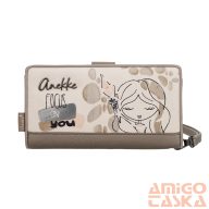   Anekke MUSE nagy hátul lehajtós műbőr női pénztárca 42749-901