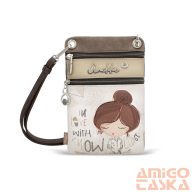   Anekke SOPHIA mini műbőr női válltáska / övre fűzhető táska 42803-905
