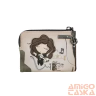   Anekke ORCHESTRA kívül cipzáras mini női műbőr pénztárca 43809-910