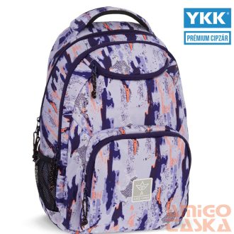   Ars una lila / színes mintás textil hátizsák au-6 55044592