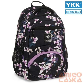   Ars una fekete / orchideás ergonomikus hátizsák 27 literes 55834674