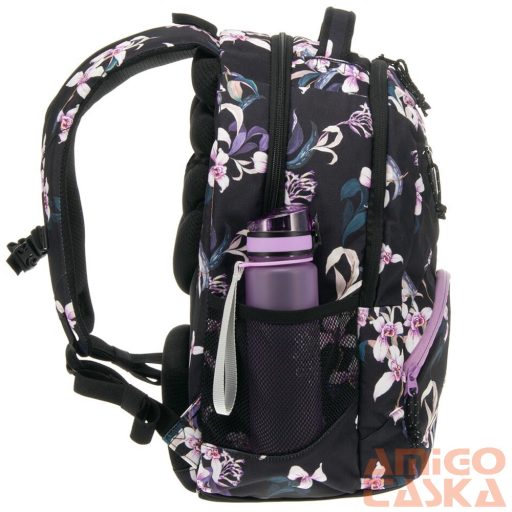 Ars una fekete / orchideás ergonomikus hátizsák 27 literes 55834674