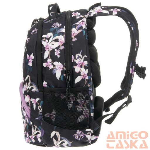 Ars una fekete / orchideás ergonomikus hátizsák 27 literes 55834674