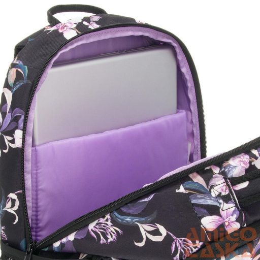 Ars una fekete / orchideás ergonomikus hátizsák 27 literes 55834674