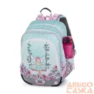 Bagmaster világoskék / tündéres textil hátizsák alfa25a