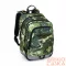 Bagmaster zöld / vadászgépes textil hátizsák alfa25b