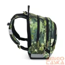 Bagmaster zöld / vadászgépes textil hátizsák alfa25b