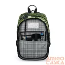 Bagmaster zöld / vadászgépes textil hátizsák alfa25b
