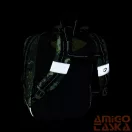 Bagmaster zöld / vadászgépes textil hátizsák alfa25b