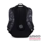 Bagmaster fekete / szürke textil hátizsák bag24b