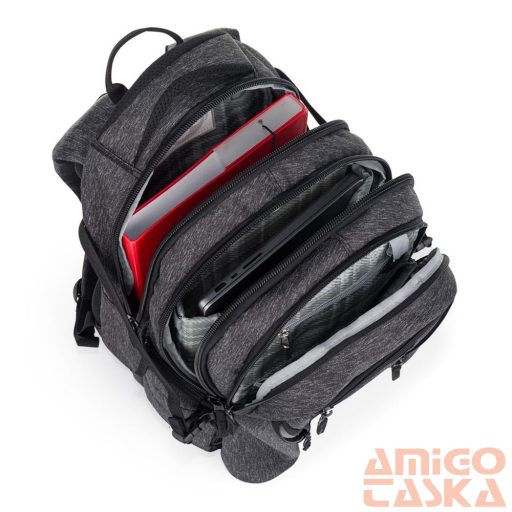 Bagmaster szürke textil hátizsák bag25a