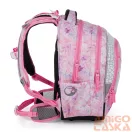 Bagmaster rózsaszín unikornisos textil hátizsák beta26b