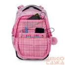 Bagmaster rózsaszín unikornisos textil hátizsák beta26b