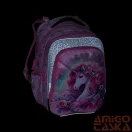 Bagmaster rózsaszín unikornisos textil hátizsák beta26b