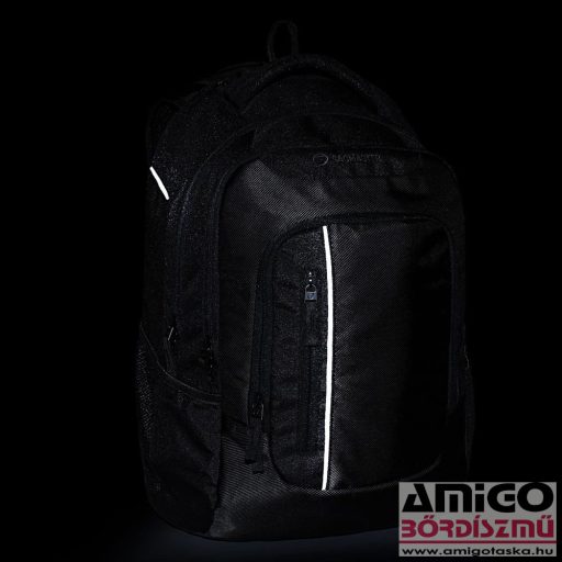 Bagmaster fekete textil hátizsák hudson22a