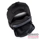Bagmaster fekete textil hátizsák hudson22a