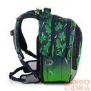 Bagmaster sötétkék / zöld / dinós textil hátizsák lumi25c