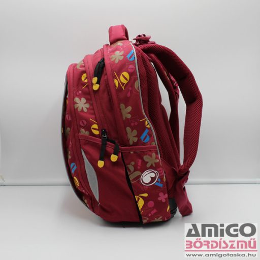 Bagmaster lila (bordó) alumíniumvázas hátizsák meadow01a