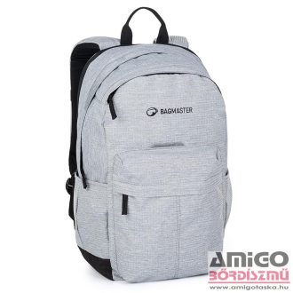 Bagmaster szürke textil hátizsák poky22a