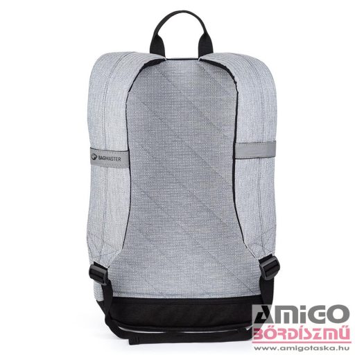 Bagmaster szürke textil hátizsák poky22a