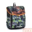 Bagmaster zöld / leopárdos ergonómiai iskolatáska prim24b