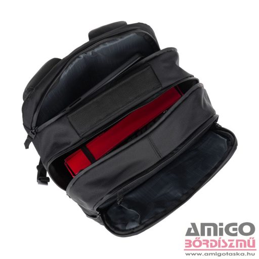 Bagmaster fekete textil hátizsák race24a