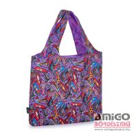   Bagmaster színes mintás bevásárló táska shopping bag22f
