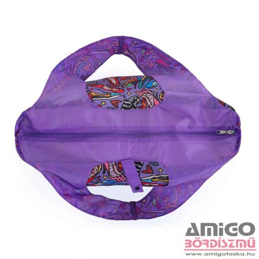 Bagmaster színes mintás bevásárló táska shopping bag22f
