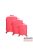 Benzi pink polypropylén négy kerekű három részes bőrönd szett bz-5751