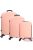 Benzi barackvirág polypropylén négy kerekű három részes bőrönd szett bz-5755