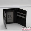 Blackline fekete álló bőr irattartó m-7038-5