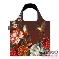   Briony barna / madár mintás bevásárló táska sb042-birds of paradise
